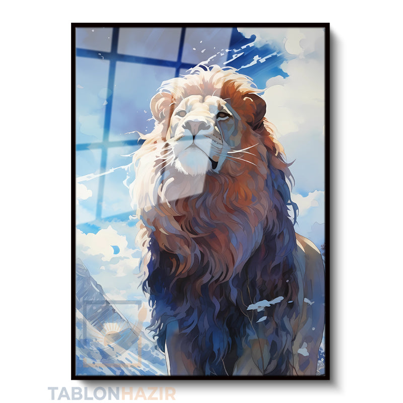 Dikey Çerçeveli Cam Tablo