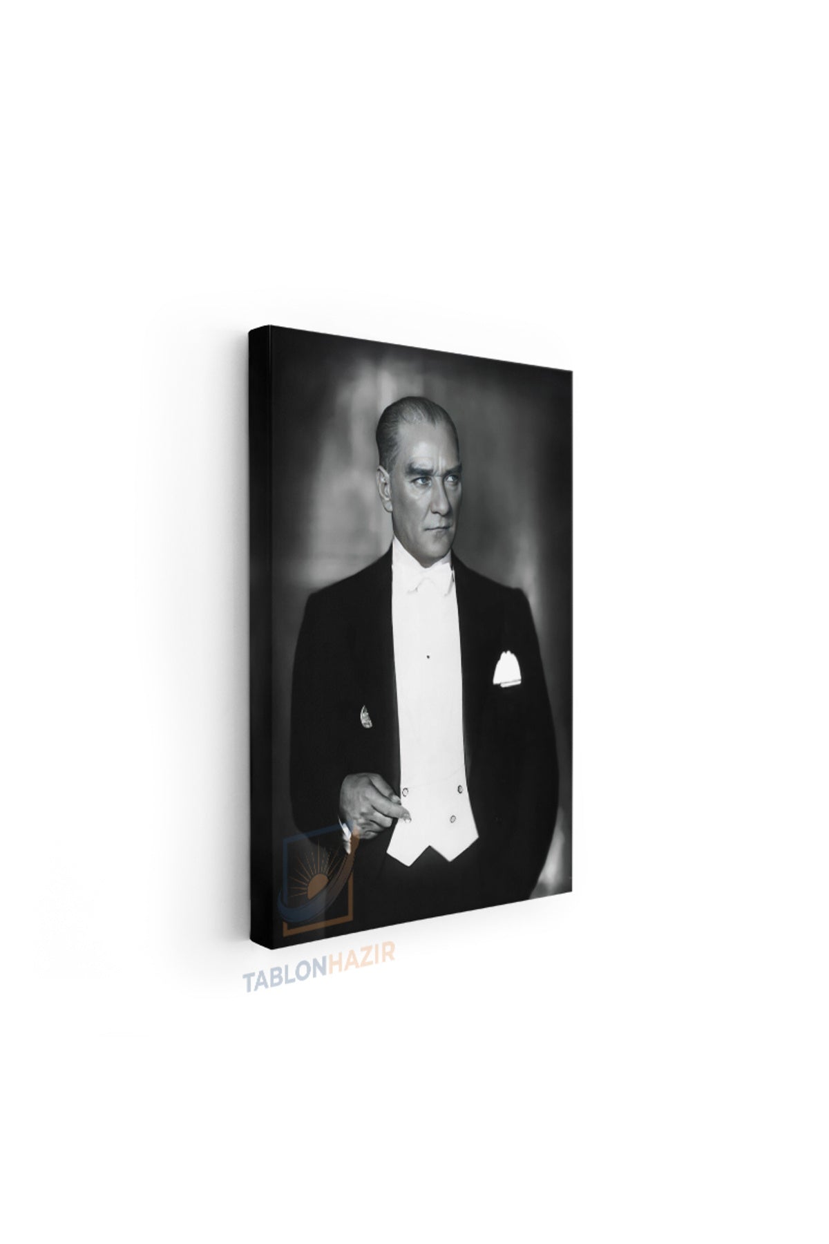 Dikey Kanvas Tablo Salon Duvar Tablosu Kanvas Atatürk 038 Yeni Ev Hediyesi Ofis Tablosu