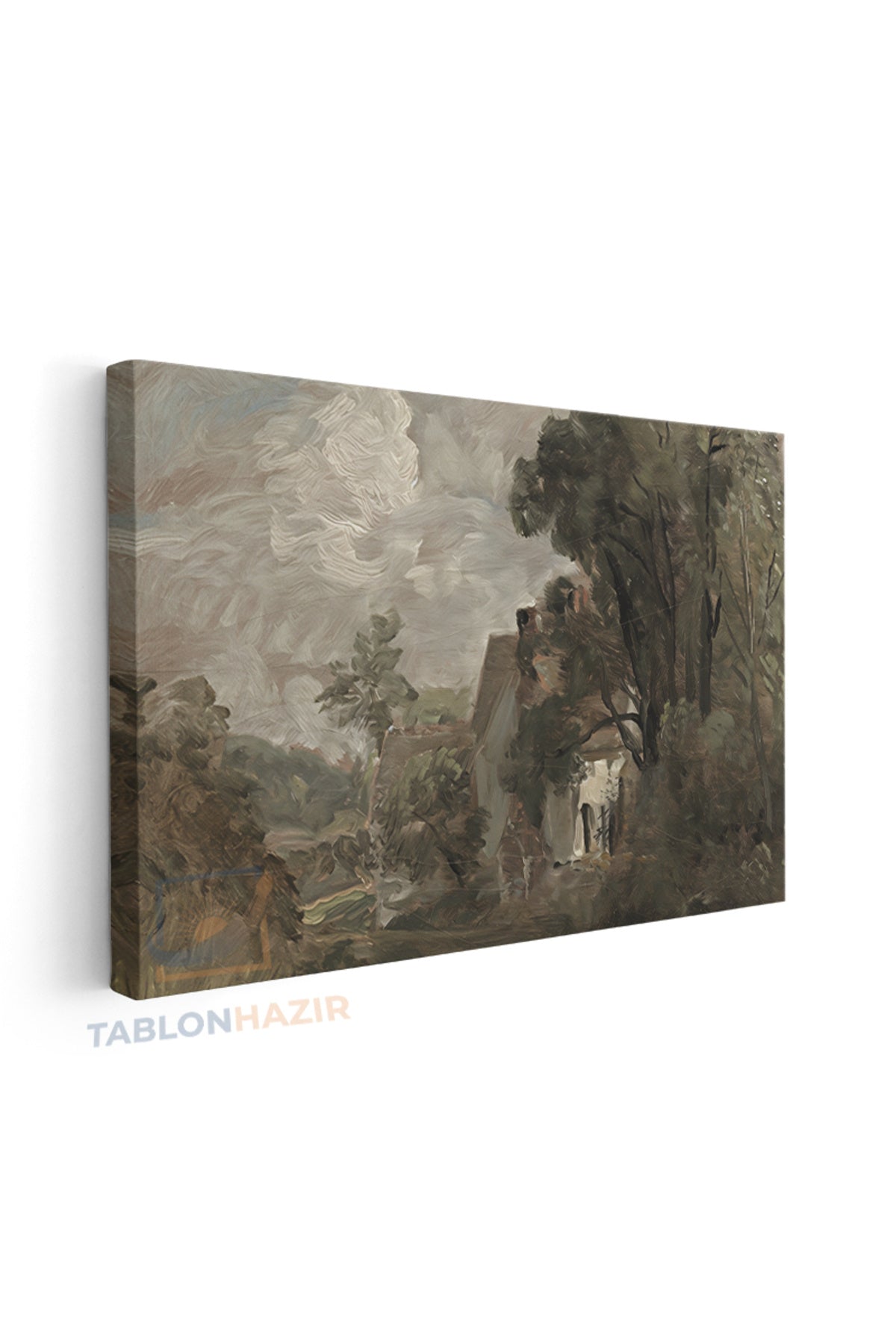 Yatay Kanvas Duvar Tablosu Klasik Manzara 5 Salon Tablosu Ofis Tablosu Yeni Ev Hediyesi Dekorasyon