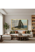 Çerçeveli Yatay Cam Tablo Salon Duvar Tablosu Yatay Cam Dogamanzarasi12 Ofis Tablosu