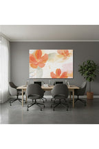 Yatay Kanvas Duvar Tablosu Renklicicekler Salon Tablosu Ofis Tablosu Yeni Ev Hediyesi Dekorasyon