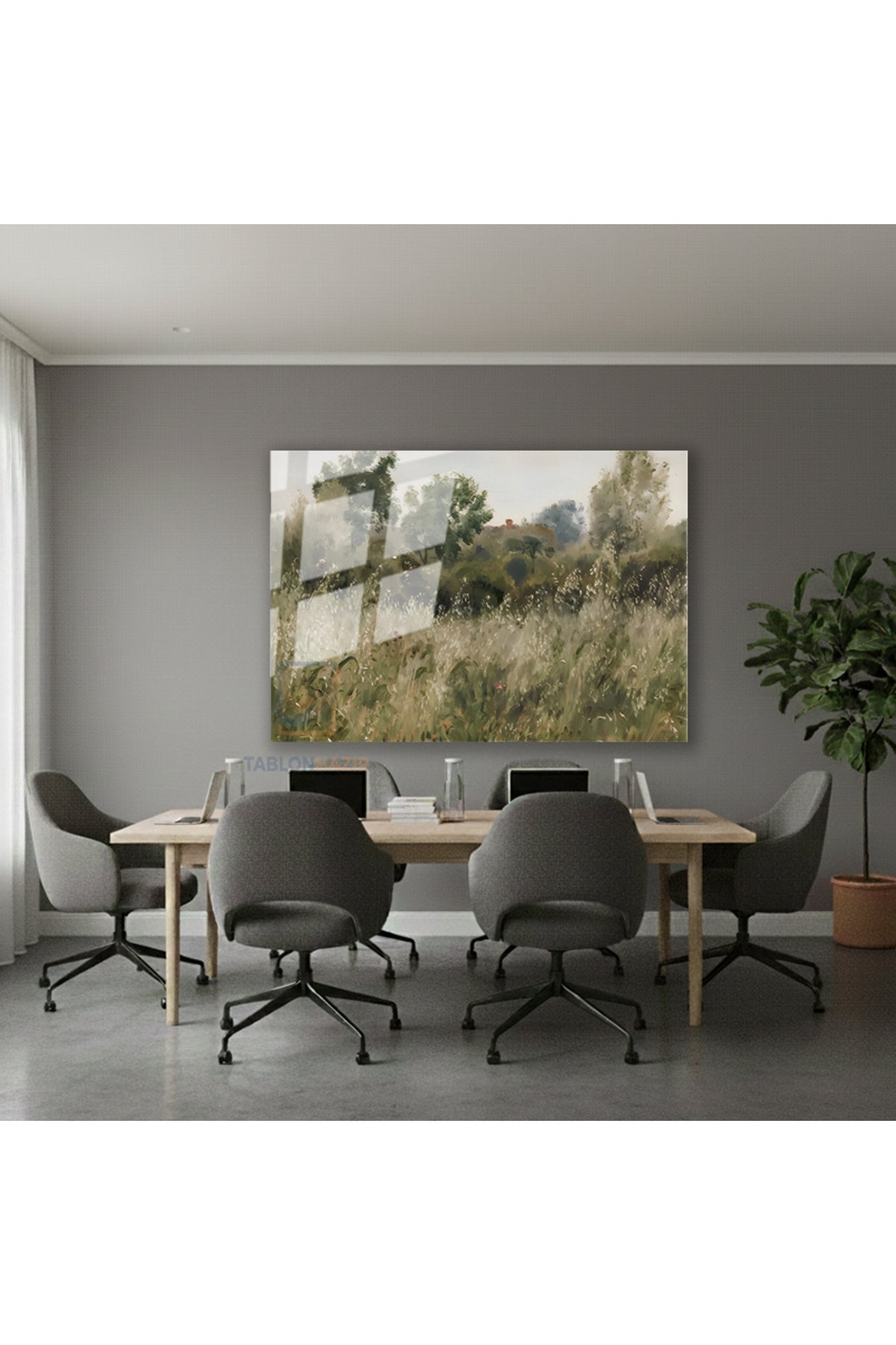 Yatay Cam Tablo Salon Duvar Tablosu Yatay Cam Vintagedogamanzarasi3 Yeni Ev Hediyesi Ofis Tablosu