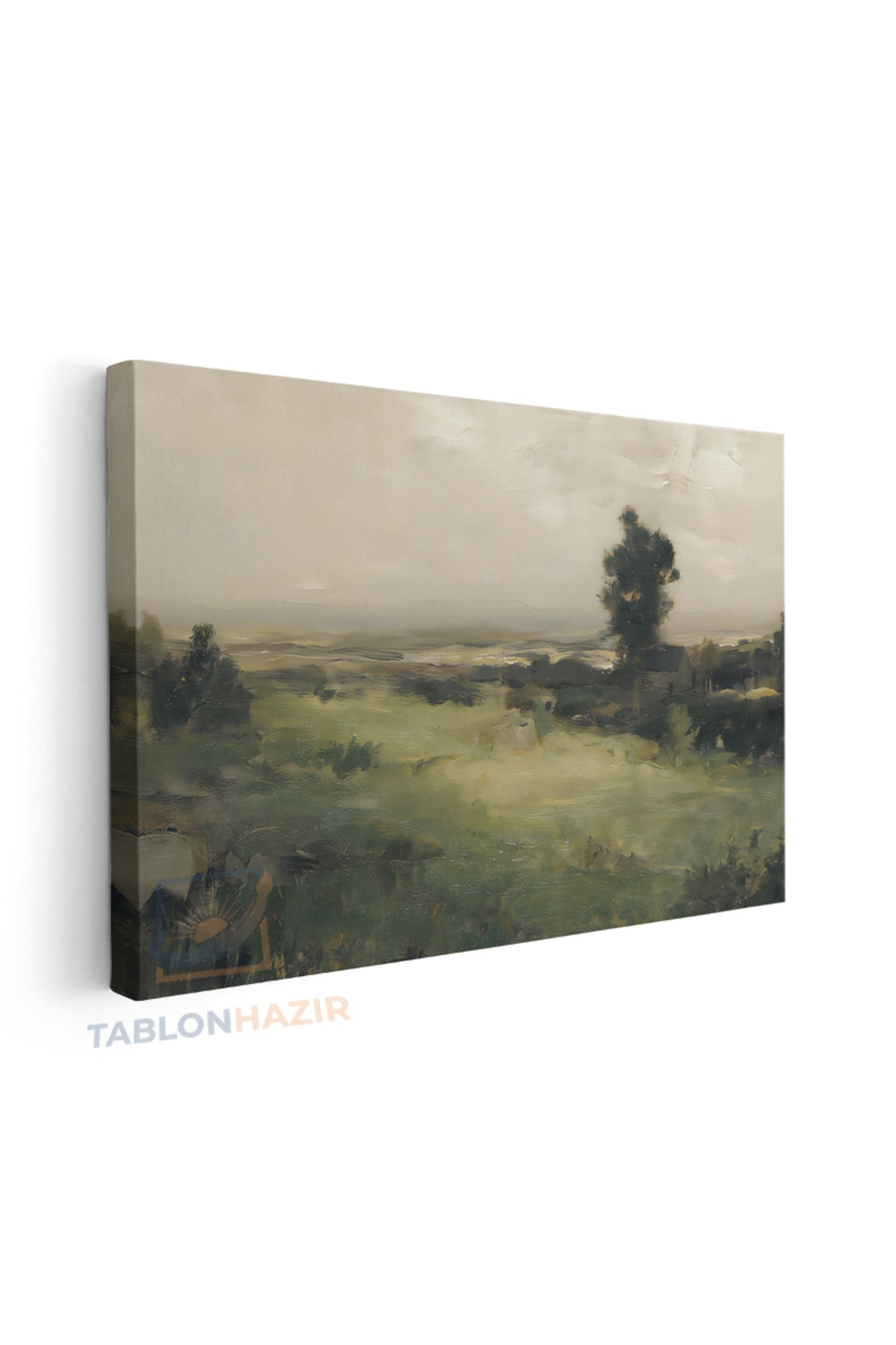 Yatay Kanvas Duvar Tablosu Klasik Manzara 1 Salon Tablosu Ofis Tablosu Yeni Ev Hediyesi Dekorasyon