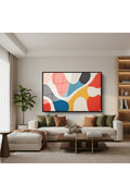 Çerçeveli Yatay Cam Tablo Salon Duvar Tablosu Yatay Cam Renklikivrimlar2 Ofis Tablosu