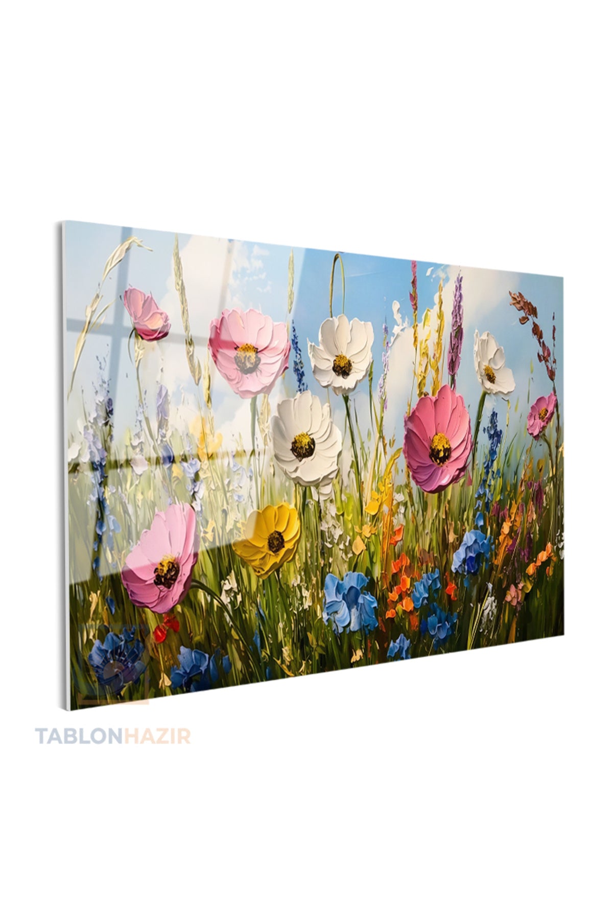 Yatay Cam Tablo Salon Duvar Tablosu Yatay Cam Fircadarbelericicekler2 Yeni Ev Hediyesi Ofis Tablosu