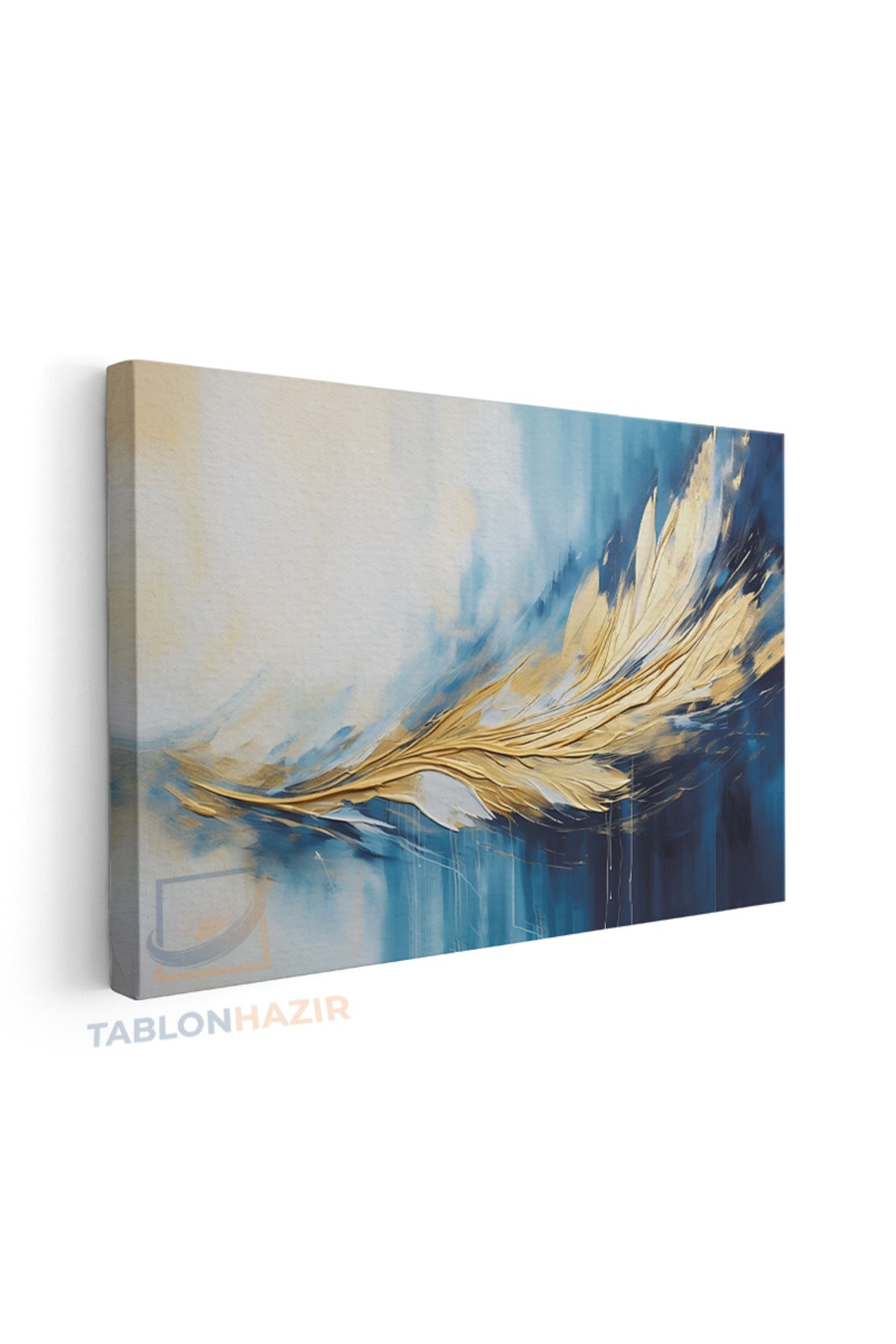 Yatay Kanvas Duvar Tablosu Soyutmavialtıntuy Salon Tablosu Ofis Tablosu Yeni Ev Hediyesi Dekorasyon