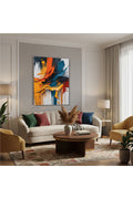 Dikey Kanvas Tablo Salon Duvar Tablosu Soyut 0036 1 Yeni Ev Hediyesi Ofis Tablosu