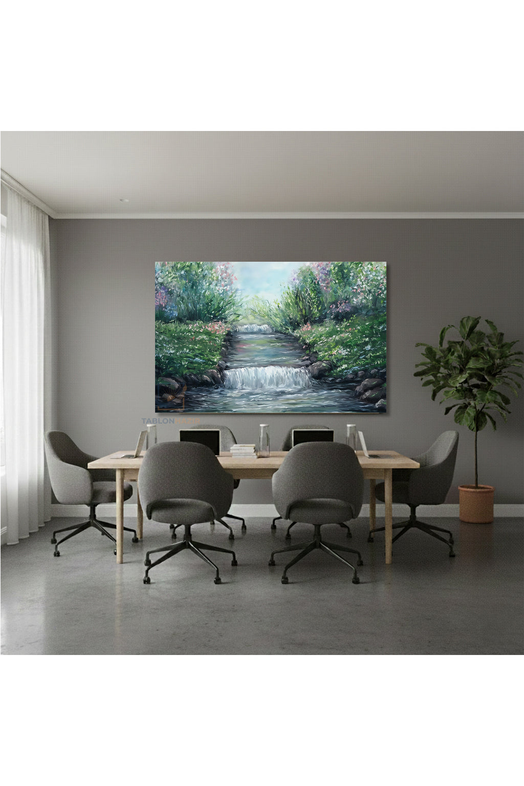 Yatay Kanvas Duvar Tablosu Doganinrenkleri4 Salon Tablosu Ofis Tablosu Yeni Ev Hediyesi Dekorasyon