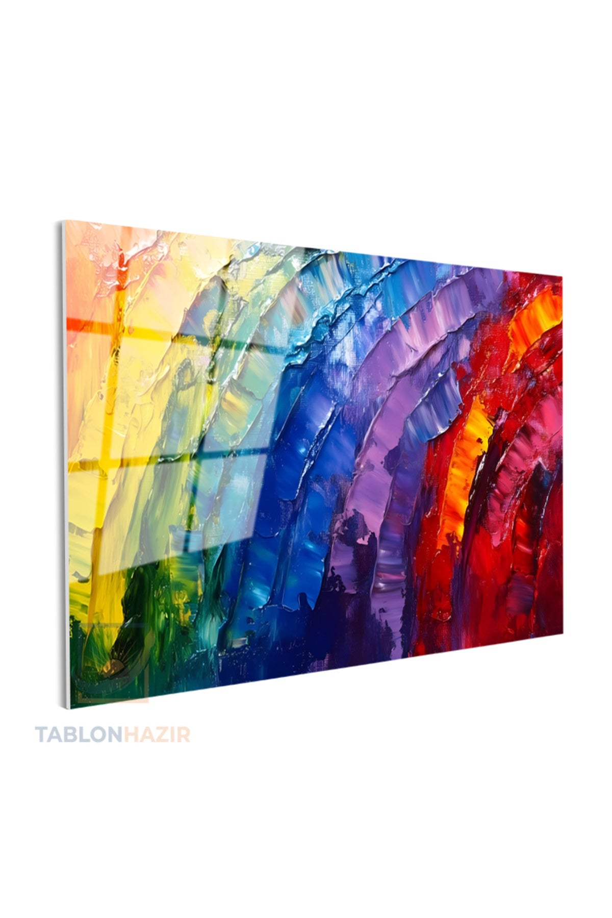 Yatay Cam Tablo Salon Duvar Tablosu Yatay Cam Renklifircadarbeleri6 Yeni Ev Hediyesi Ofis Tablosu