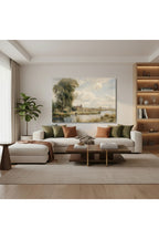 Yatay Kanvas Duvar Tablosu Vintagekirsalmanzarasi6 Salon Tablosu Ofis Tablosu Ev Hediyesi Dekorasyon