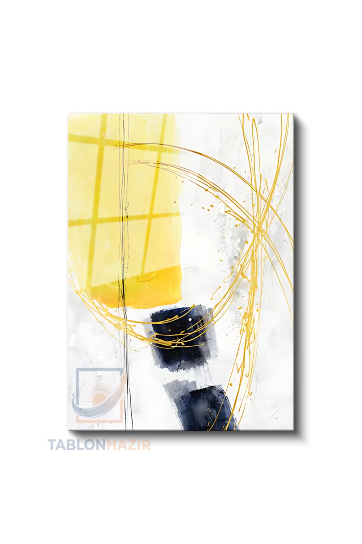 Dikey Cam Tablo Salon Duvar Tablosu Dikey Cam Soyut 0005 Yeni Ev Hediyesi Ofis Tablosu