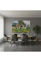 Yatay Kanvas Duvar Tablosu Klasik Manzara 45 Salon Tablosu Ofis Tablosu Yeni Ev Hediyesi Dekorasyon