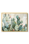 Çerçeveli Yatay Cam Tablo Salon Duvar Tablosu Yatay Cam Yesilkaktusler Yeni Ev Hediyesi Ofis Tablosu