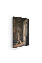 Dikey Kanvas Tablo Salon Duvar Tablosu Zurafa Kuş Antik Yeni Ev Hediyesi Ofis Tablosu