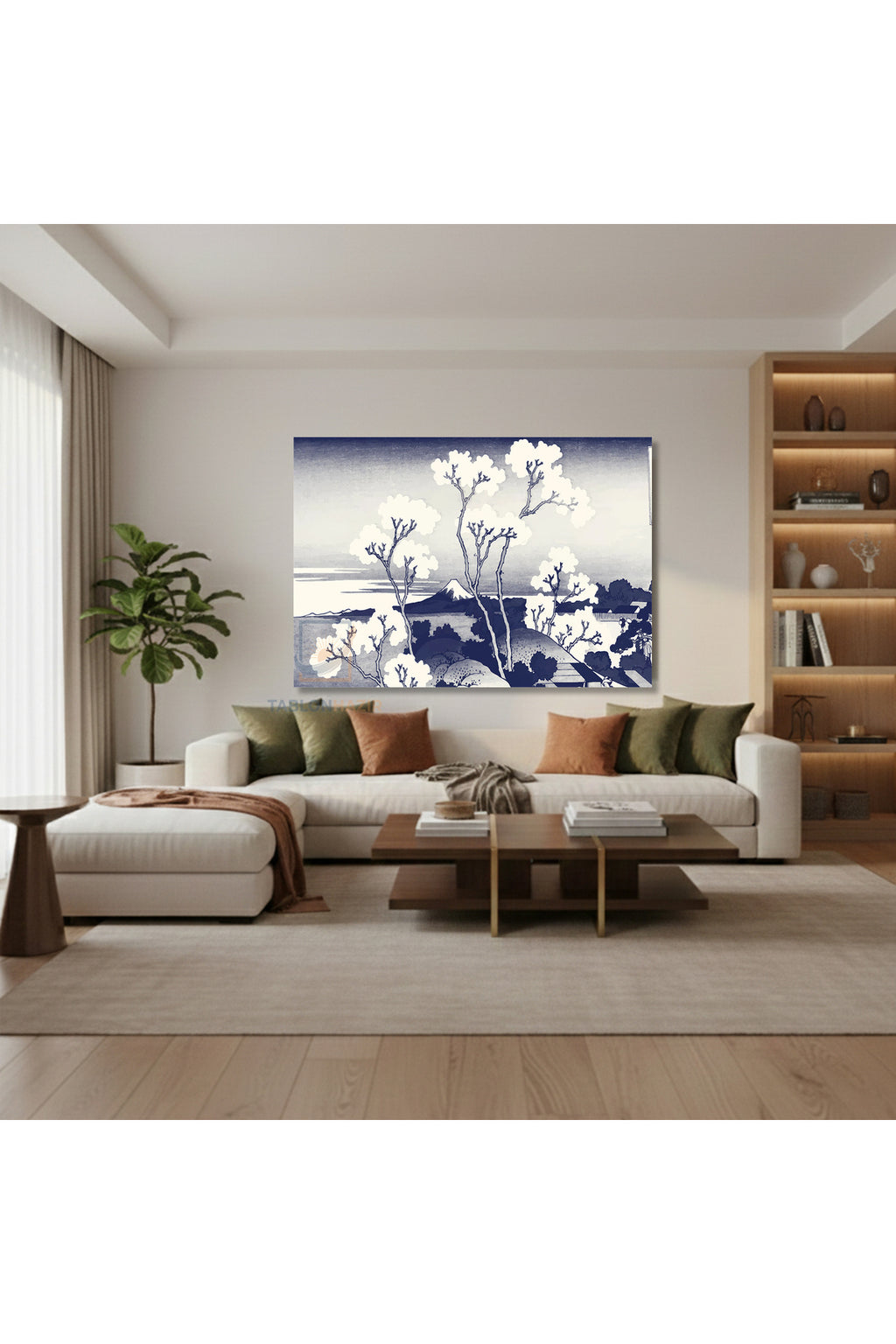 Yatay Kanvas Duvar Tablosu Soyutdogamanzarasi3 Salon Tablosu Ofis Tablosu Ev Hediyesi Dekorasyon