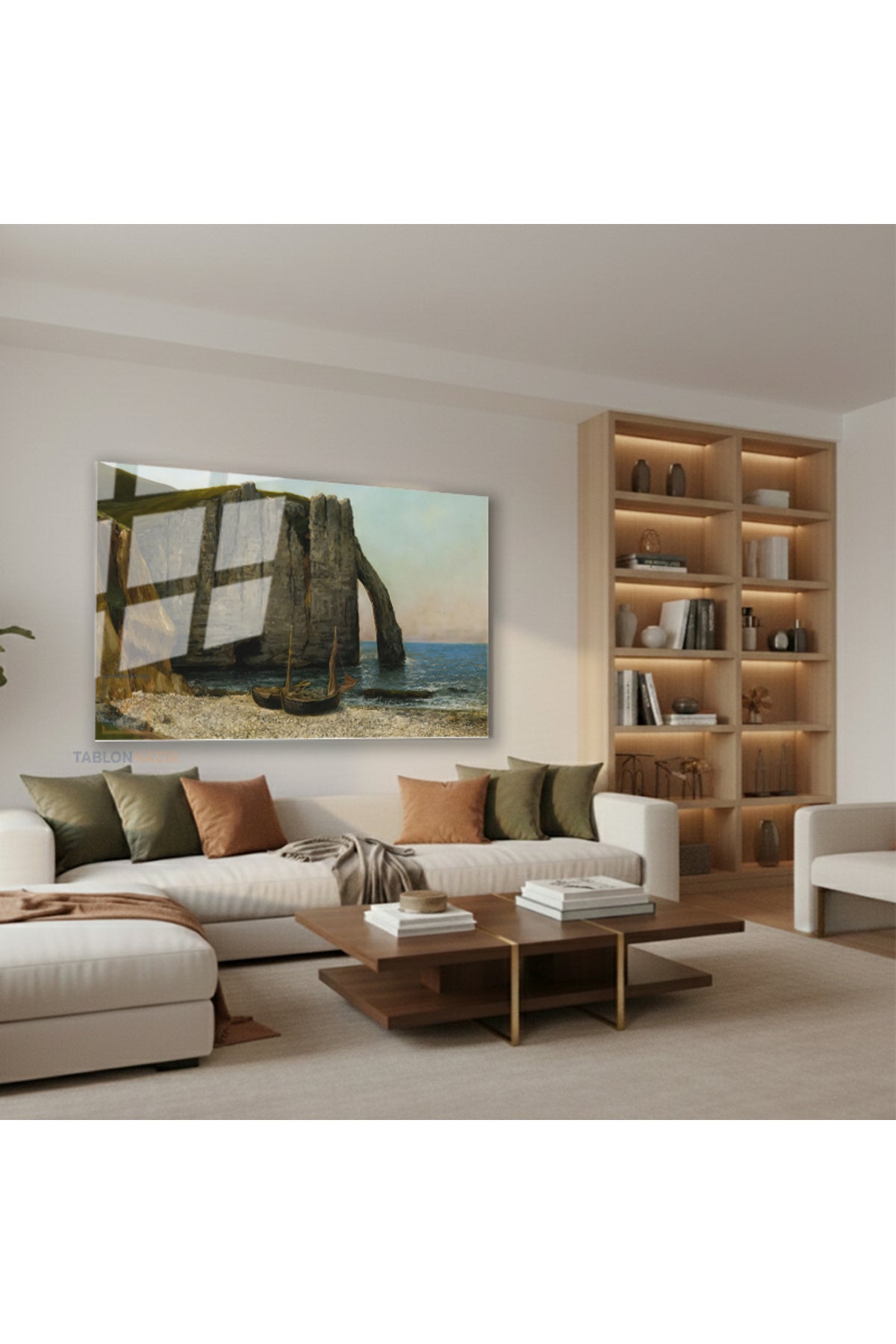 Yatay Cam Tablo Salon Duvar Tablosu Yatay Cam Dogamanzarasi12 Yeni Ev Hediyesi Ofis Tablosu