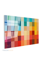 Yatay Cam Tablo Salon Duvar Tablosu Yatay Cam Renkkareleri Yeni Ev Hediyesi Ofis Tablosu