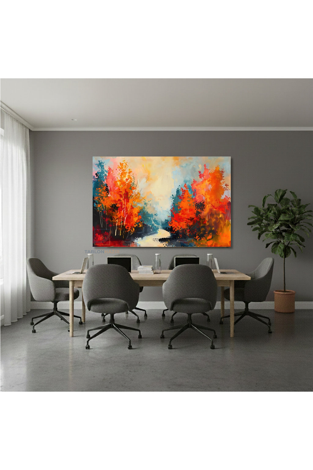 Yatay Kanvas Duvar Tablosu Doganinrenkleri Salon Tablosu Ofis Tablosu Yeni Ev Hediyesi Dekorasyon