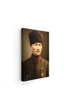 Dikey Kanvas Tablo Salon Duvar Tablosu Kanvas Atatürk 026 Yeni Ev Hediyesi Ofis Tablosu