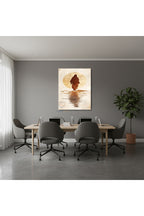 Dikey Kanvas Tablo Salon Duvar Tablosu Isa Suyun Ustunde Yeni Ev Hediyesi Ofis Tablosu