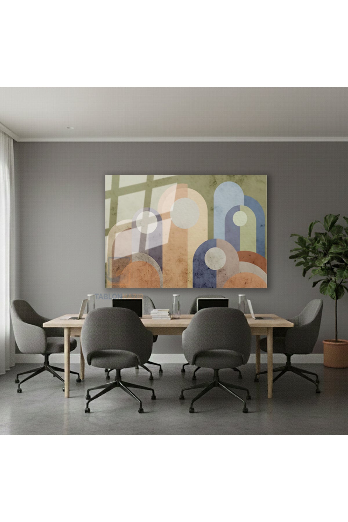 Yatay Cam Tablo Salon Duvar Tablosu Yatay Cam Soyutsekiller Yeni Ev Hediyesi Ofis Tablosu