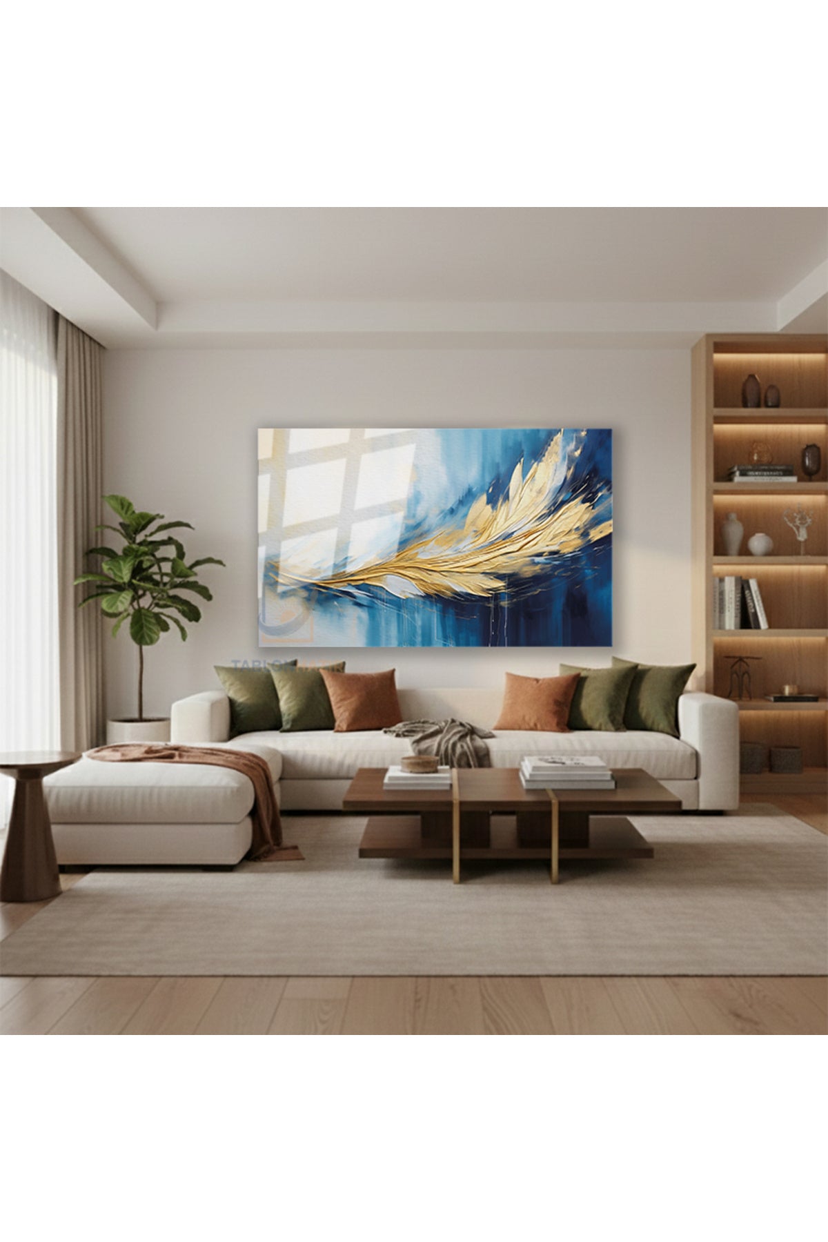 Yatay Cam Tablo Salon Duvar Tablosu Yatay Cam Soyutmavialtıntuy Yeni Ev Hediyesi Ofis Tablosu