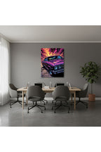 Dikey Kanvas Tablo Salon Duvar Tablosu Moraraba Yeni Ev Hediyesi Ofis Tablosu