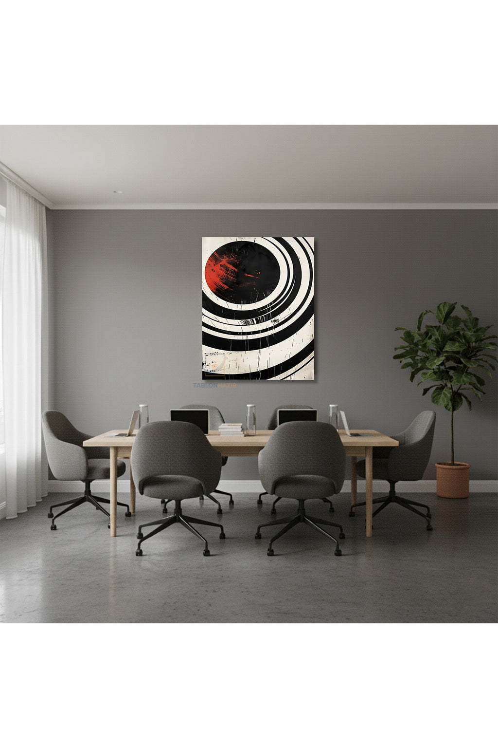 Dikey Kanvas Tablo Salon Duvar Tablosu Soyut 0027 1 Yeni Ev Hediyesi Ofis Tablosu