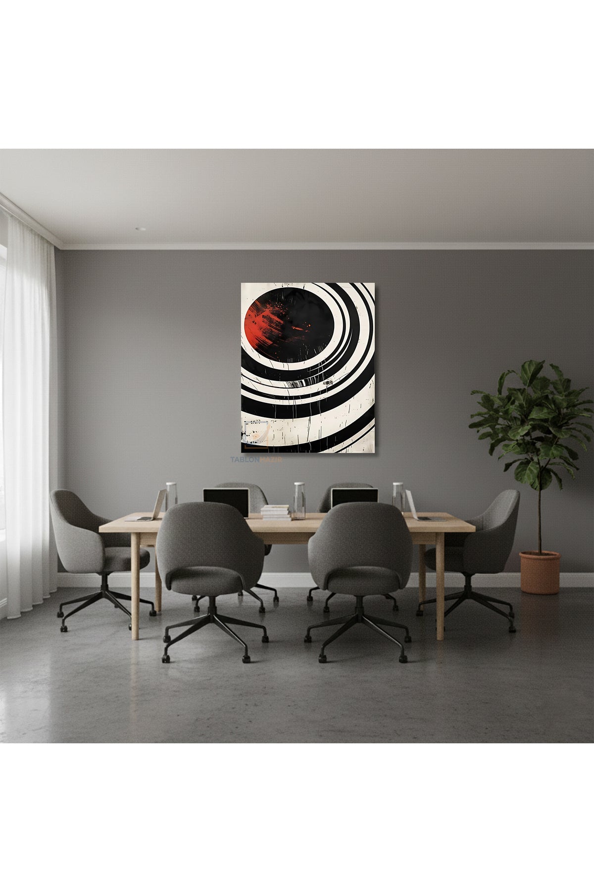 Dikey Kanvas Tablo Salon Duvar Tablosu Soyut 0027 1 Yeni Ev Hediyesi Ofis Tablosu