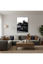 Dikey Cam Tablo Salon Duvar Tablosu Dikey Cam Sb Ataturk At Ustunde Yeni Ev Hediyesi Ofis Tablosu