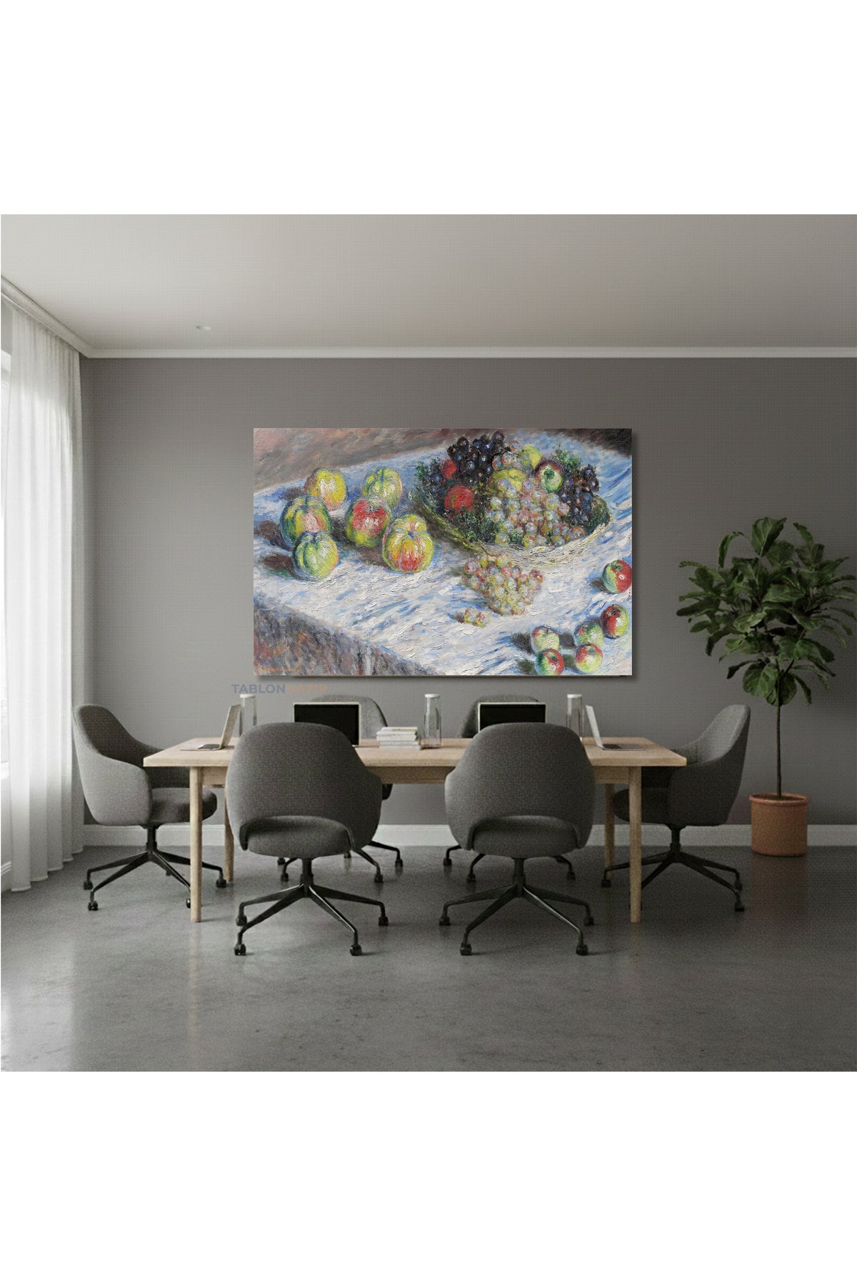 Yatay Kanvas Duvar Tablosu Naturmortmeyveler2 Salon Tablosu Ofis Tablosu Yeni Ev Hediyesi Dekorasyon