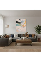 Dikey Kanvas Tablo Salon Duvar Tablosu Soyut 0043 3 Yeni Ev Hediyesi Ofis Tablosu