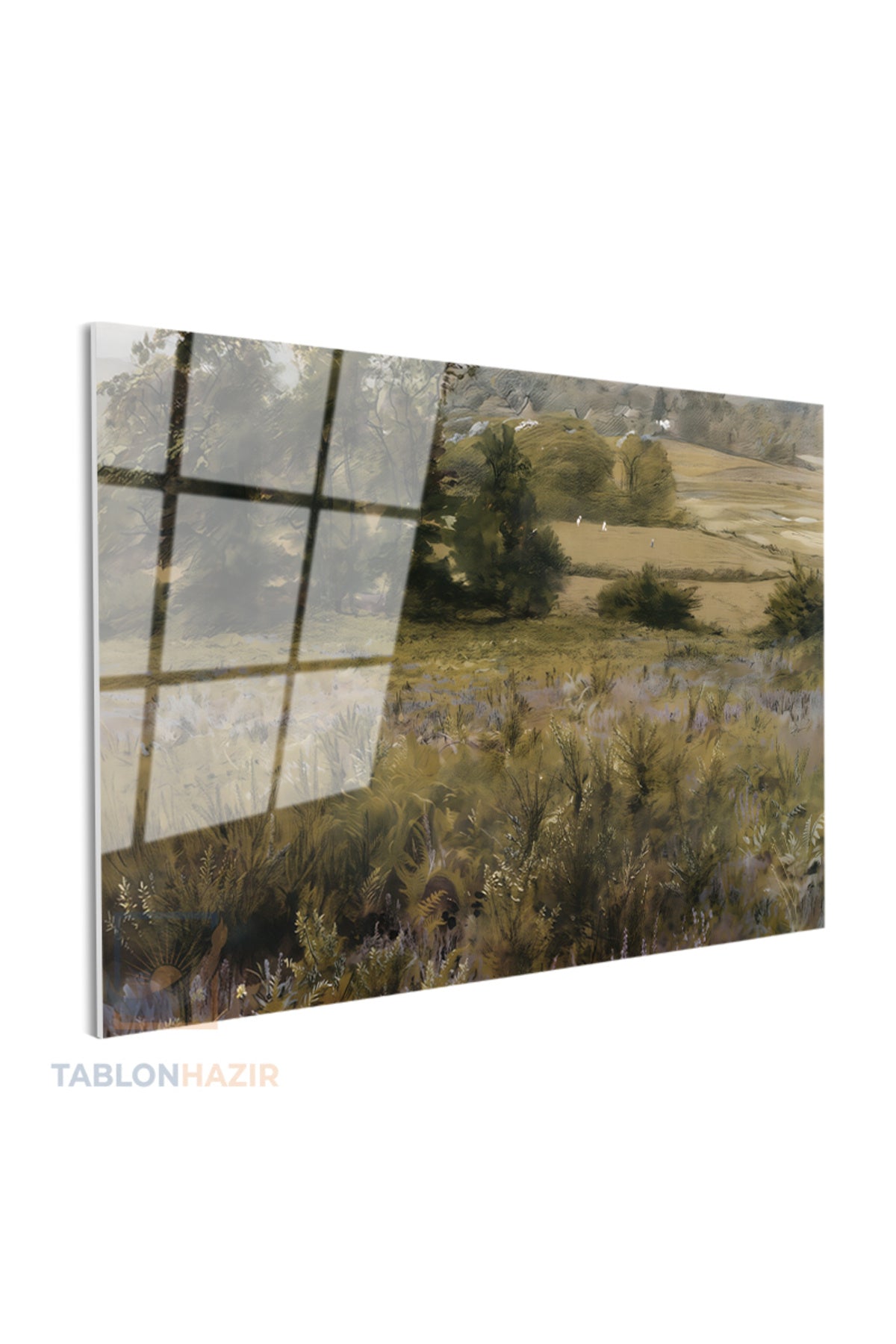 Yatay Cam Tablo Salon Duvar Tablosu Yatay Cam Vintagedogamanzarasi2 Yeni Ev Hediyesi Ofis Tablosu