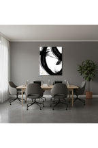 Dikey Kanvas Tablo Salon Duvar Tablosu Soyut 0021 Yeni Ev Hediyesi Ofis Tablosu