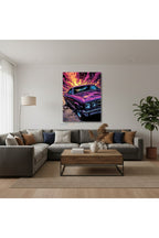 Dikey Kanvas Tablo Salon Duvar Tablosu Moraraba Yeni Ev Hediyesi Ofis Tablosu