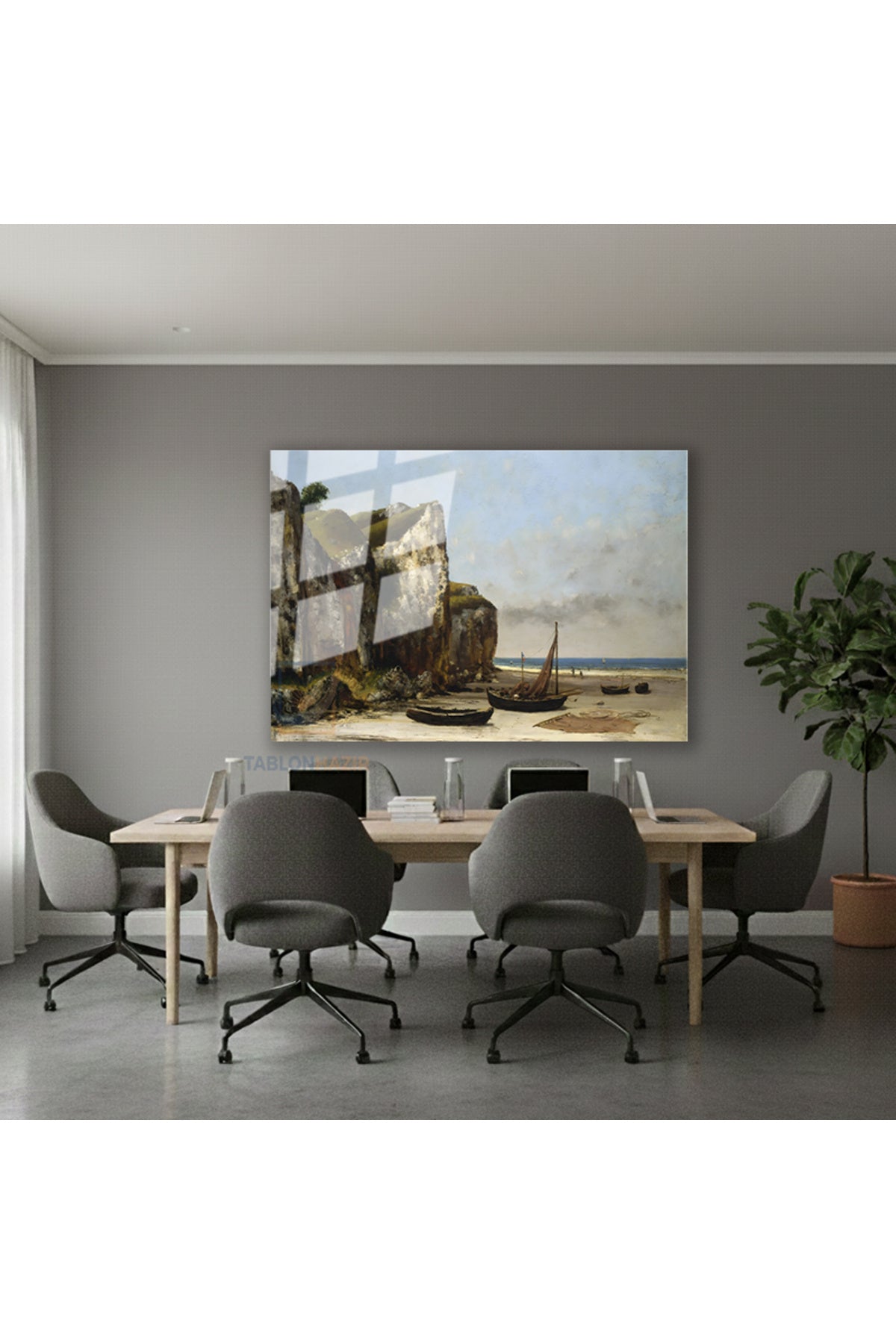 Yatay Cam Tablo Salon Duvar Tablosu Yatay Cam Vintagemanzara2 Yeni Ev Hediyesi Ofis Tablosu