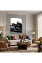 Dikey Cam Tablo Salon Duvar Tablosu Dikey Cam Sb Ataturk At Ustunde Yeni Ev Hediyesi Ofis Tablosu