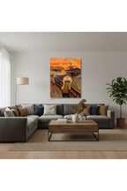 Dikey Kanvas Tablo Salon Duvar Tablosu Cizgi Fantastik Yeni Ev Hediyesi Ofis Tablosu