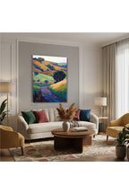 Dikey Kanvas Tablo Salon Duvar Tablosu Soyut 0017 Yeni Ev Hediyesi Ofis Tablosu