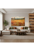 Yatay Kanvas Duvar Tablosu Bahar Manzara Salon Tablosu Ofis Tablosu Yeni Ev Hediyesi Dekorasyon