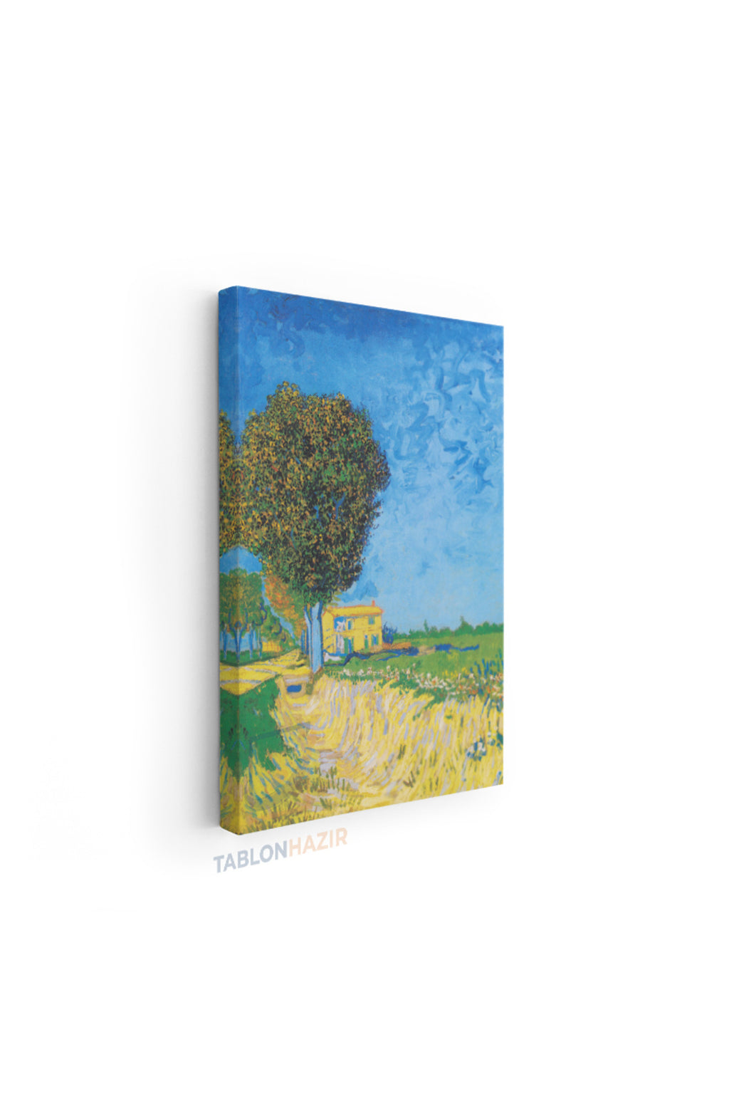 Dikey Kanvas Tablo Salon Duvar Tablosu Vangogh 86 Yeni Ev Hediyesi Ofis Tablosu