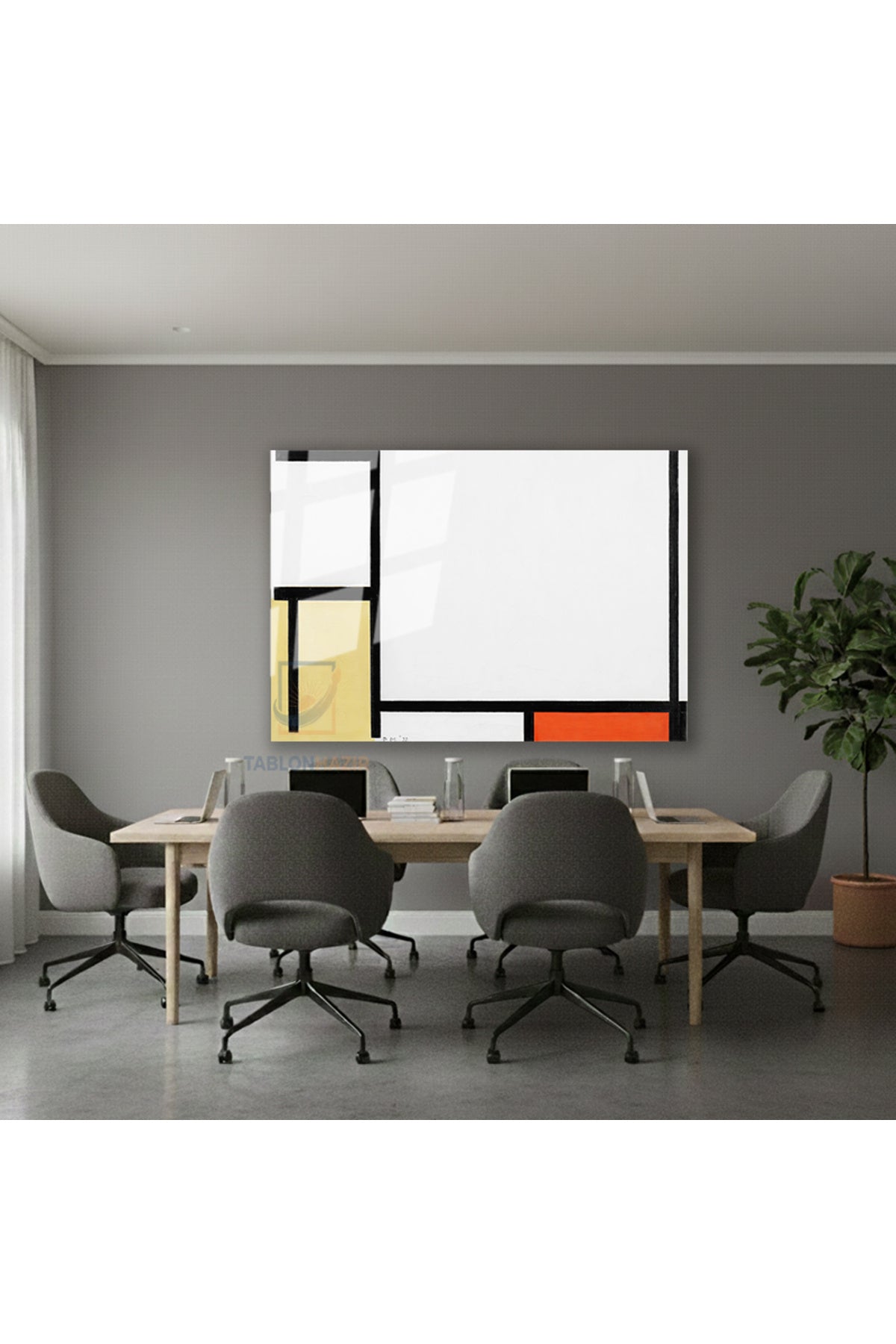 Yatay Cam Tablo Salon Duvar Tablosu Yatay Cam Soyut Unlu Gorsel Yeni Ev Hediyesi Ofis Tablosu