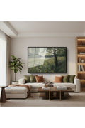 Çerçeveli Yatay Cam Tablo Salon Duvar Tablosu Yatay Cam Yesildogamanzarasi3 Ofis Tablosu