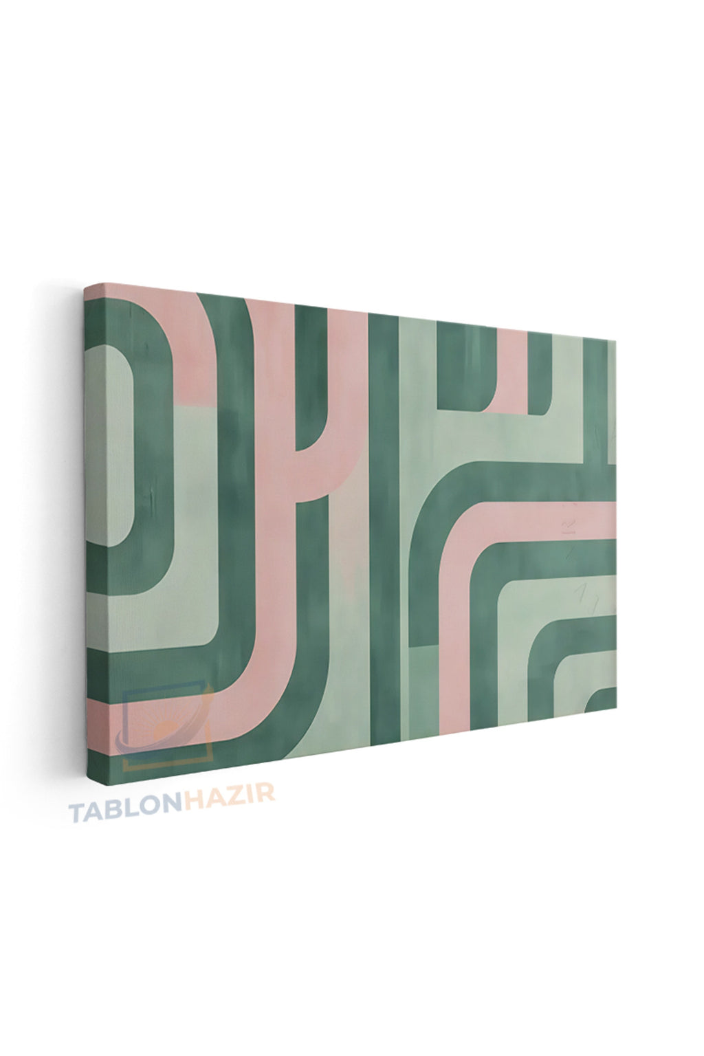 Yatay Kanvas Duvar Tablosu Yesilpembecizgiler Salon Tablosu Ofis Tablosu Yeni Ev Hediyesi Dekorasyon