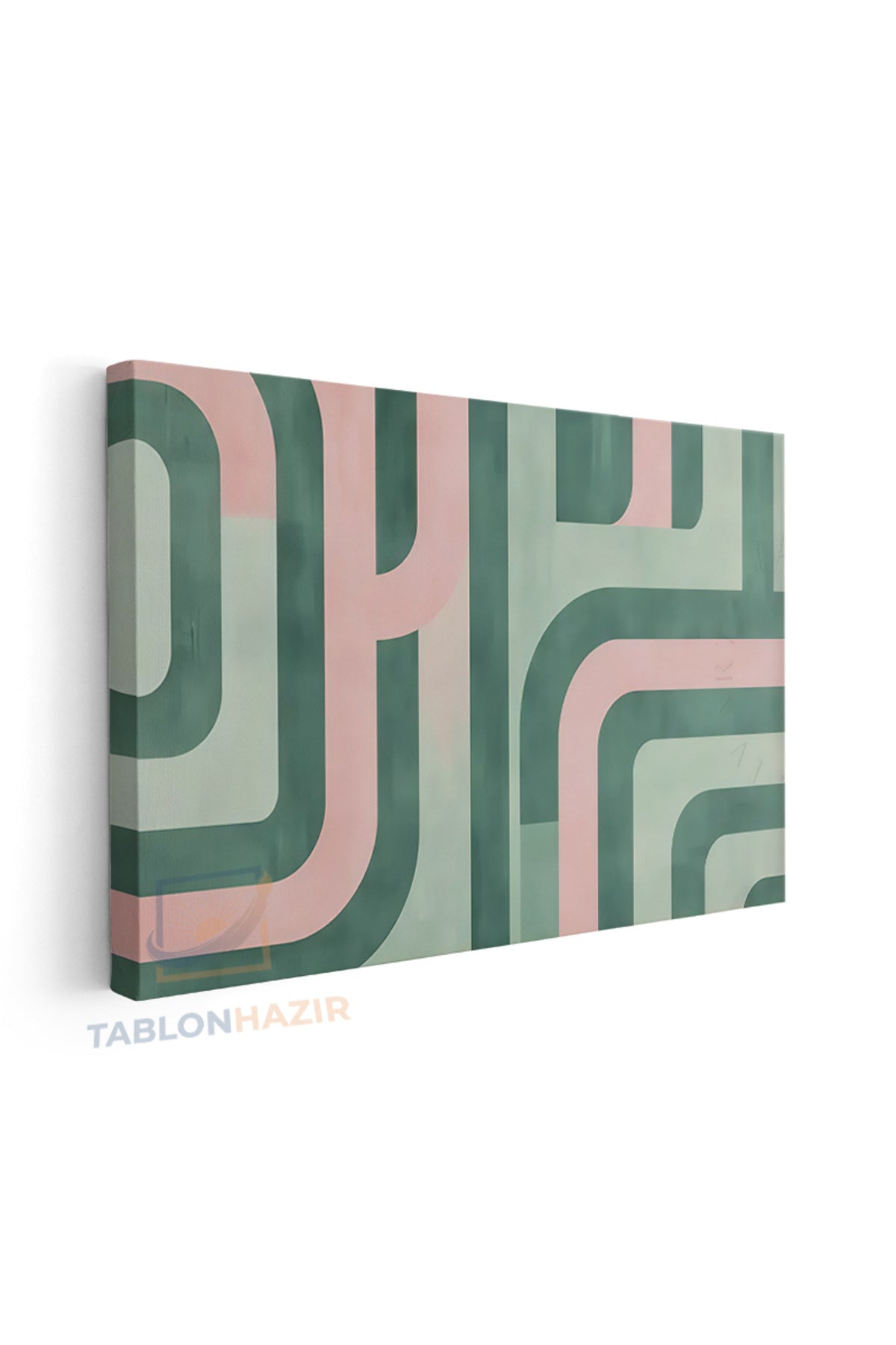 Yatay Kanvas Duvar Tablosu Yesilpembecizgiler Salon Tablosu Ofis Tablosu Yeni Ev Hediyesi Dekorasyon
