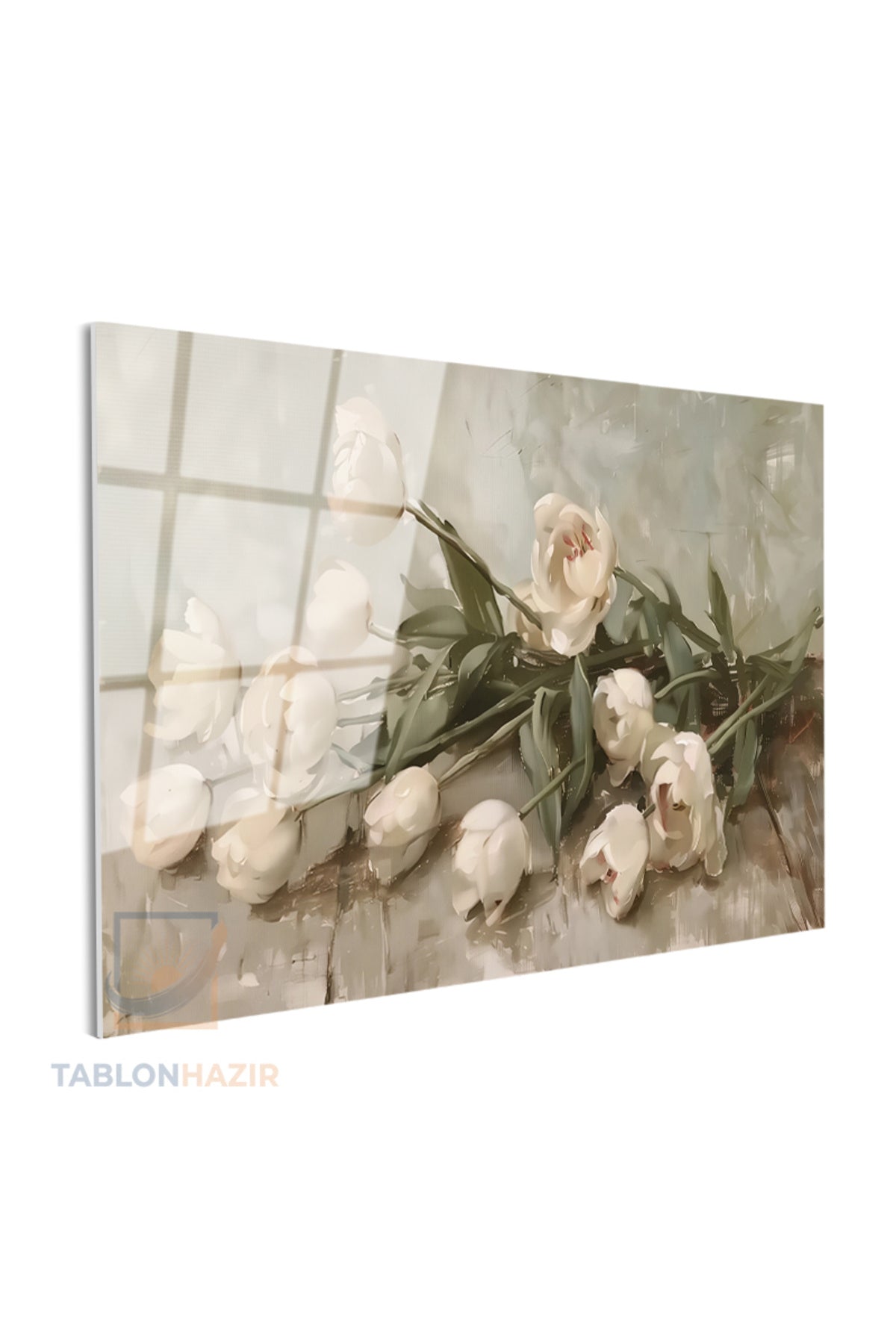 Yatay Cam Tablo Salon Duvar Tablosu Yatay Cam Soyutciceksanati4 Yeni Ev Hediyesi Ofis Tablosu