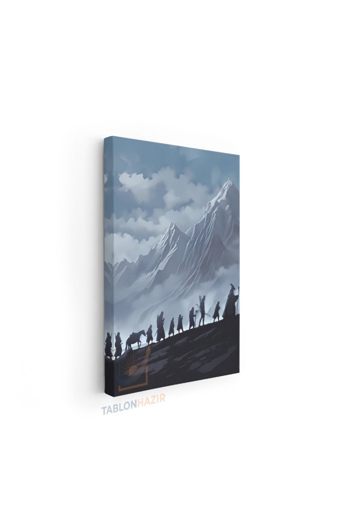 Dikey Kanvas Tablo Salon Duvar Tablosu Lotr 2 Yeni Ev Hediyesi Ofis Tablosu