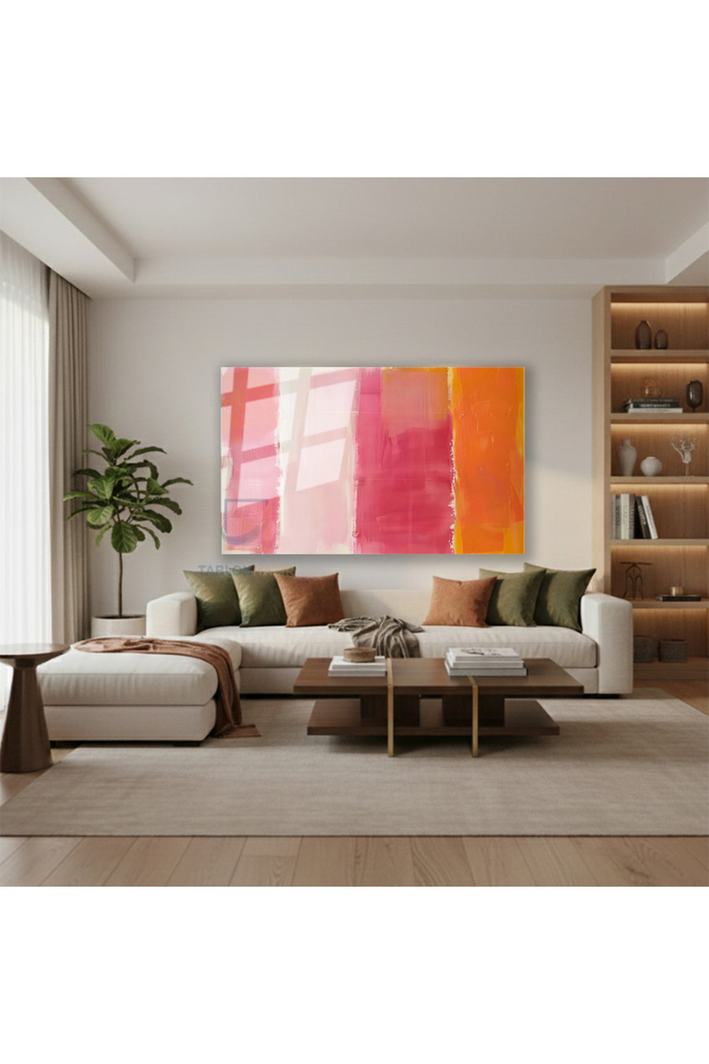 Yatay Cam Tablo Salon Duvar Tablosu Yatay Cam Soyutrenksanati2 Yeni Ev Hediyesi Ofis Tablosu