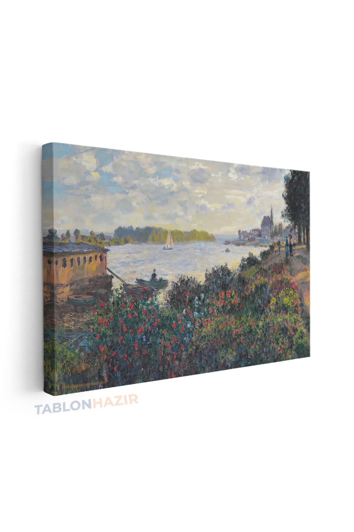 Yatay Kanvas Duvar Tablosu Klasik Cizim Manzara Salon Tablosu Ofis Tablosu Ev Hediyesi Dekorasyon