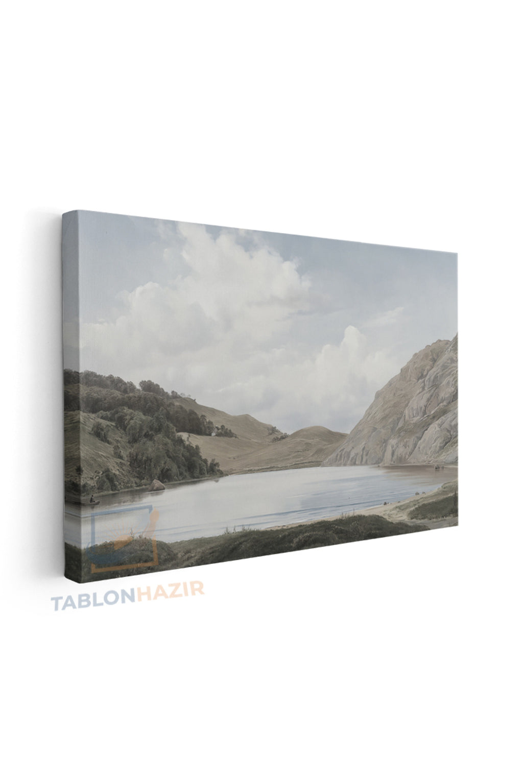 Yatay Kanvas Duvar Tablosu Vintagedaggolmanzarasi3 Salon Tablosu Ofis Tablosu Ev Hediyesi Dekorasyon